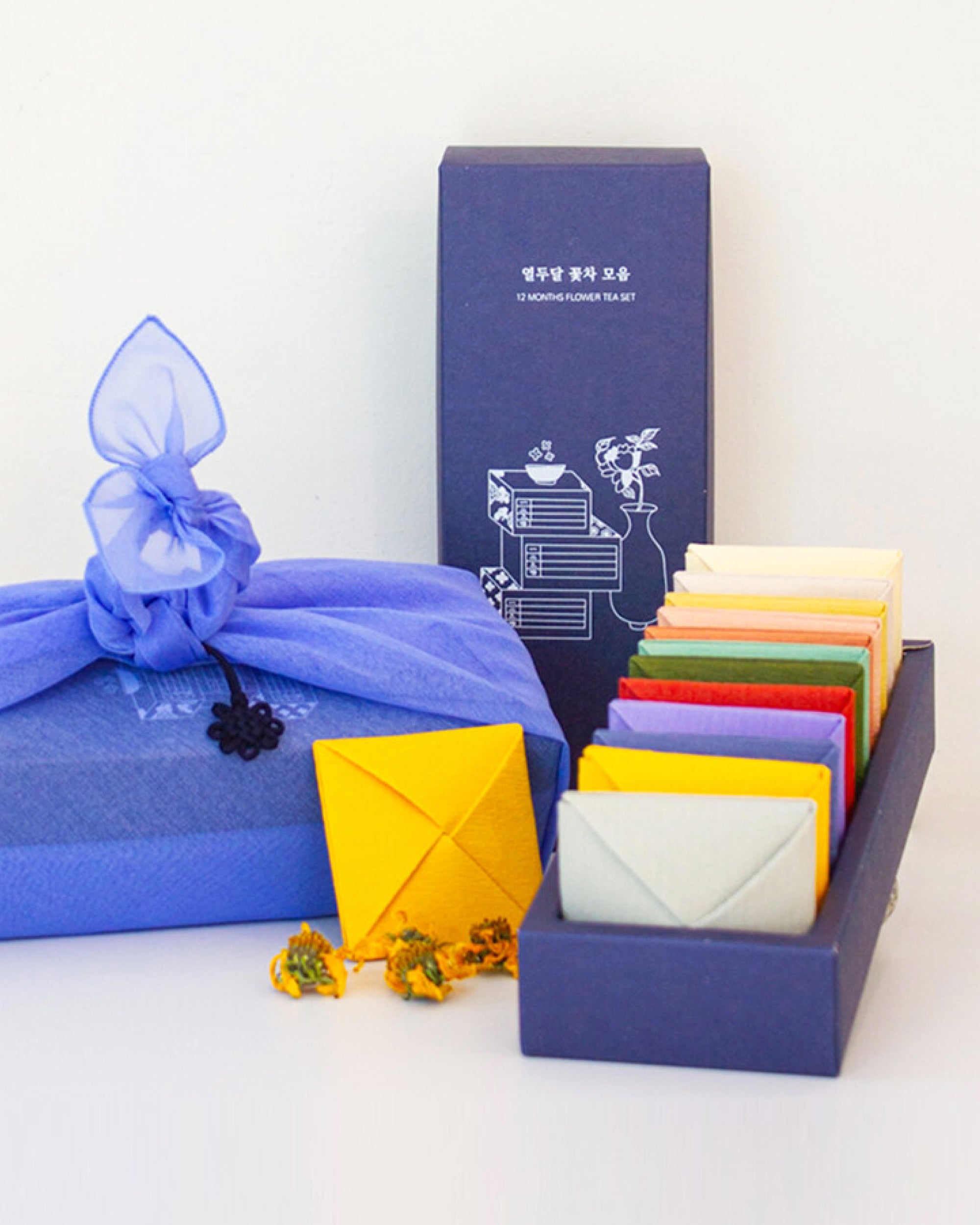 12 Months Flower Tea Set