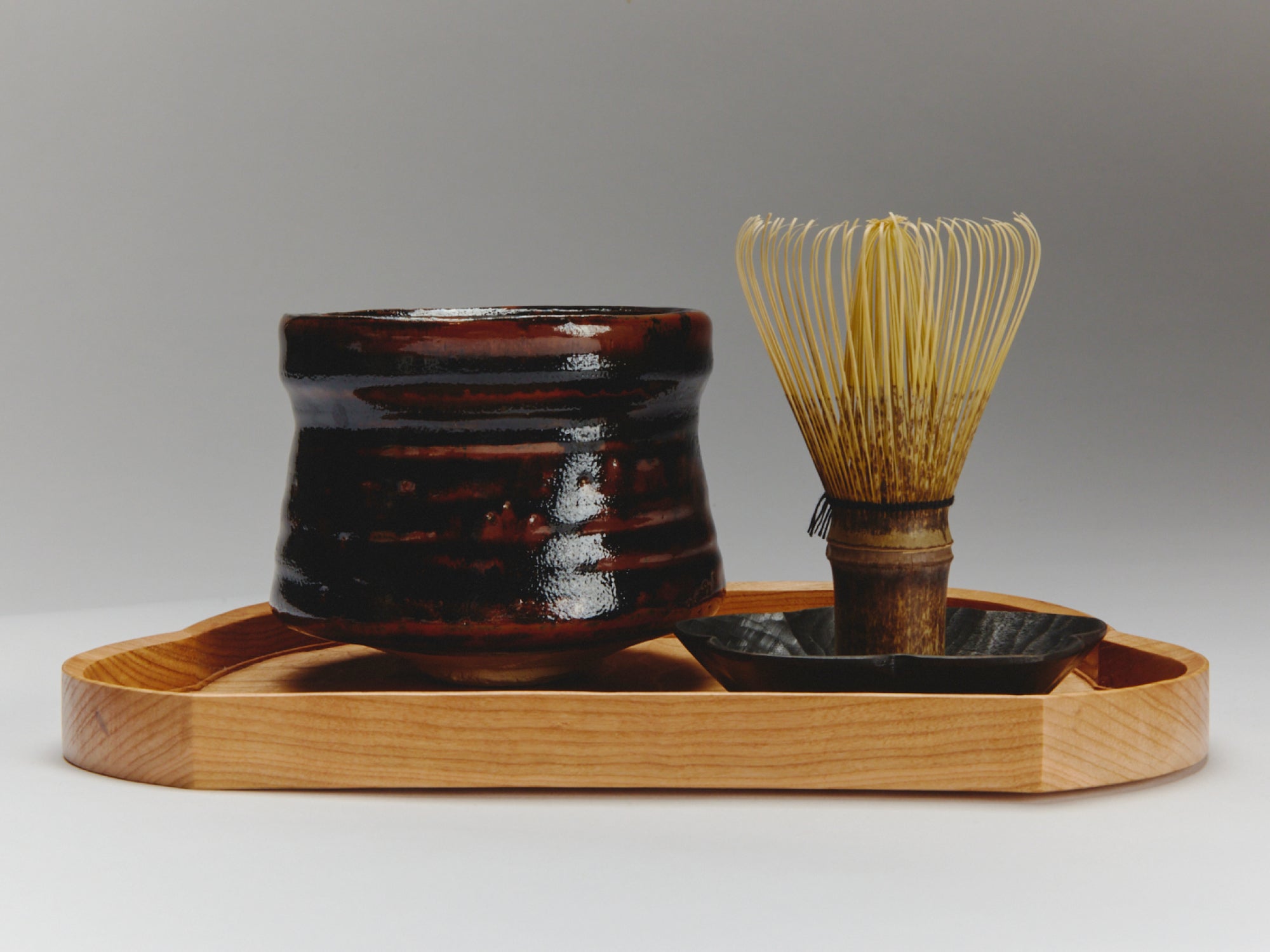 Black and Red Matcha Chawan