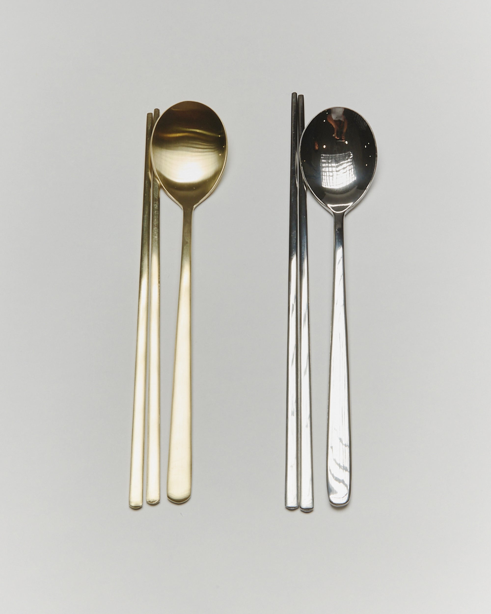 Stainless Spoon and Chopsticks Set