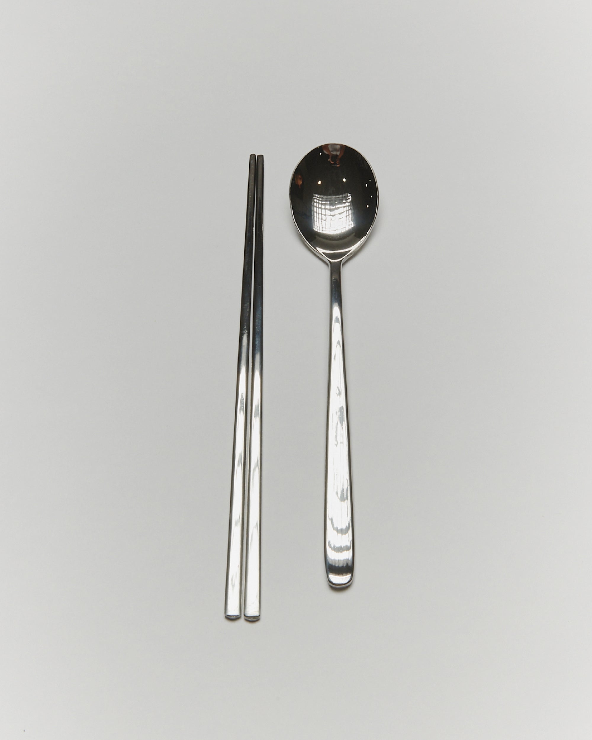 Stainless Spoon and Chopsticks Set