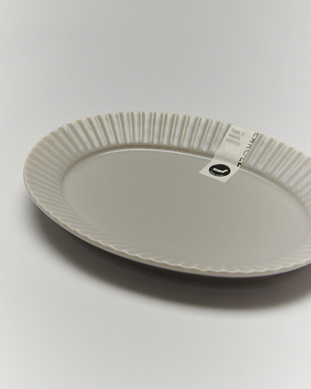Kachosen Oval Platter With Folding-Fan Pattern (Set of 2)
