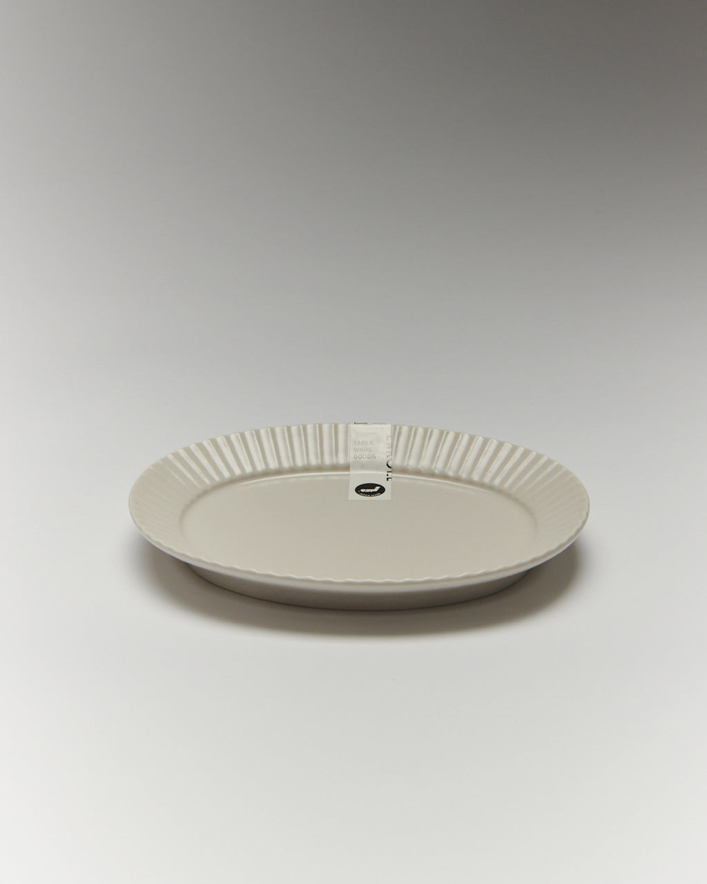 Kachosen Oval Platter With Folding-Fan Pattern (Set of 2)