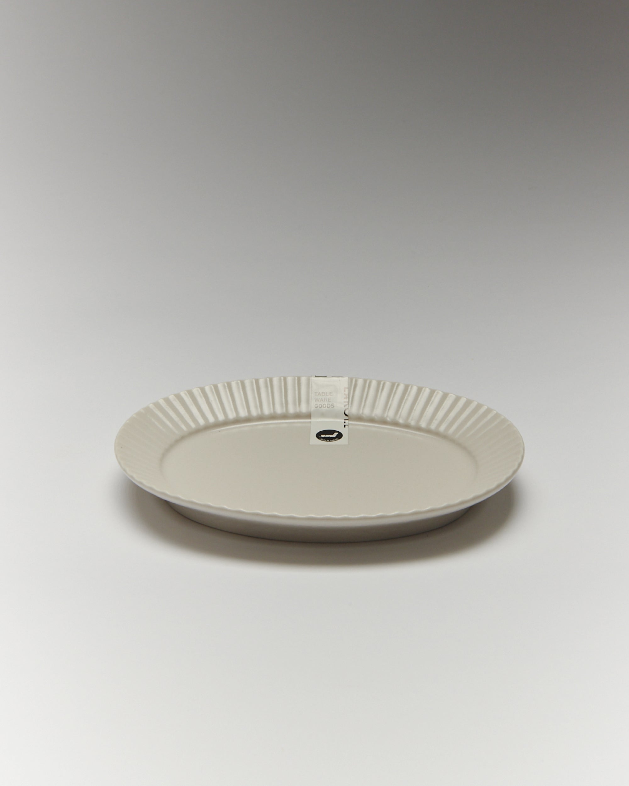 Kachosen Oval Platter With Folding-Fan Pattern (Set of 2)