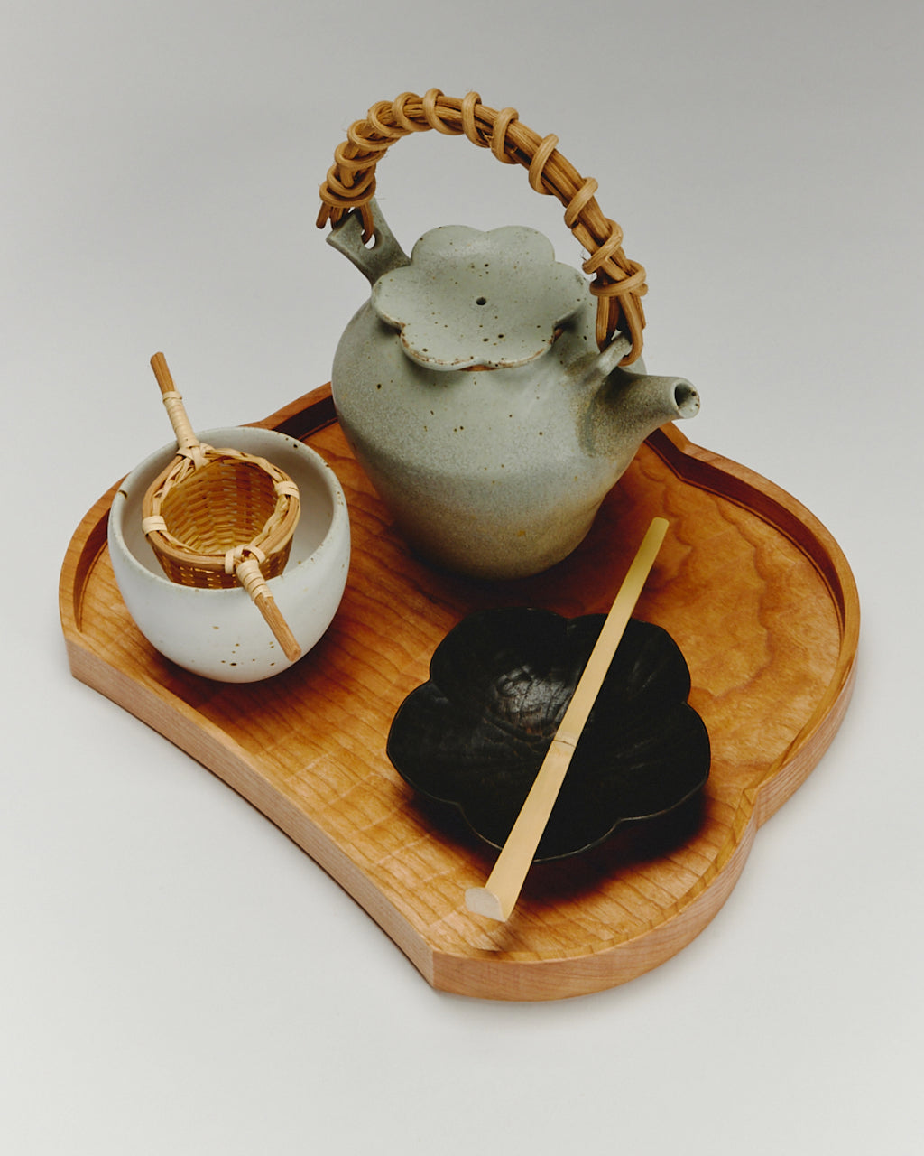 Hand Carved Cloud Tea Tray