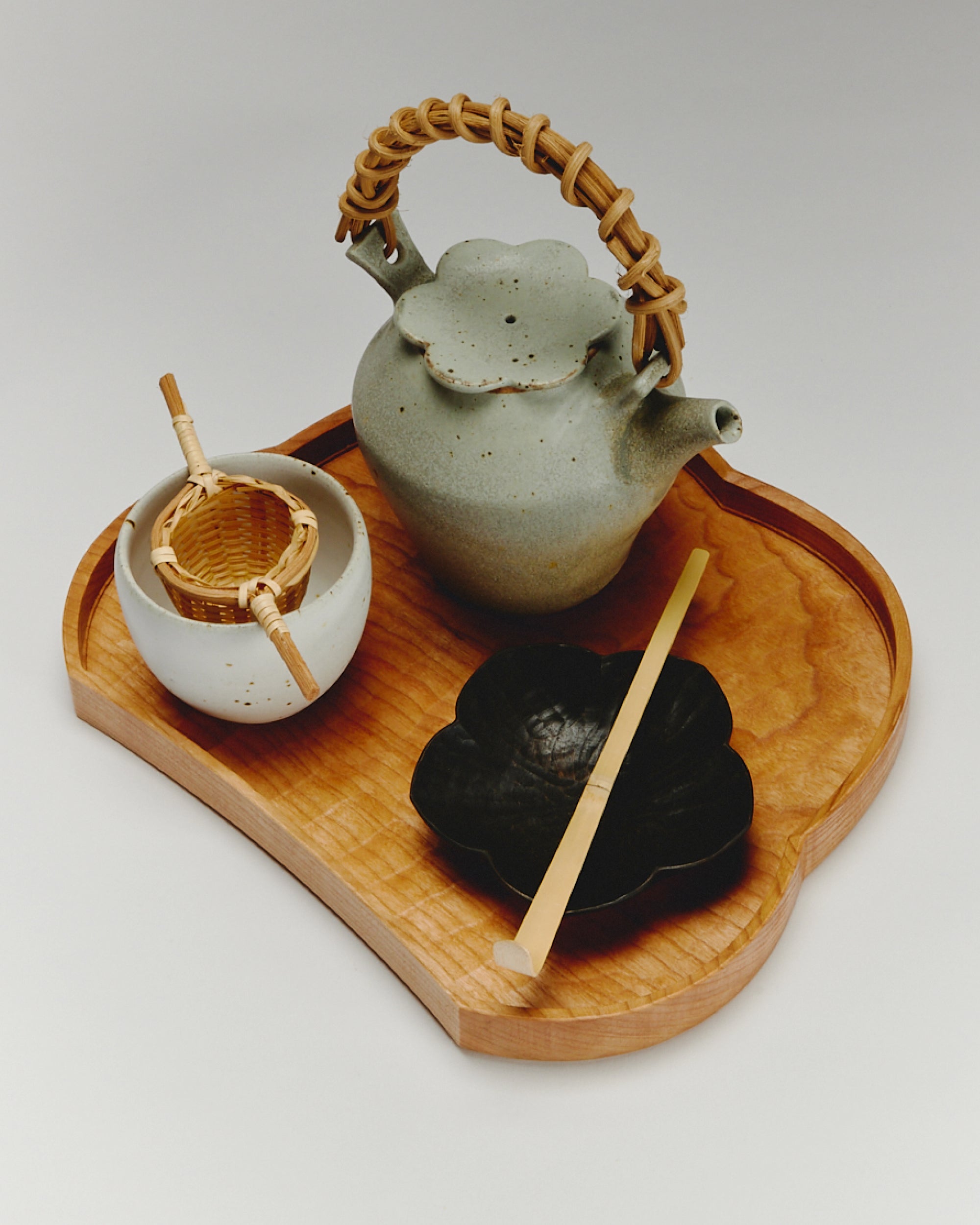 Hand Carved Cloud Tea Tray