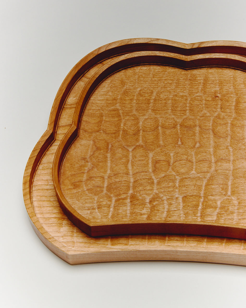 Hand Carved Cloud Tea Tray