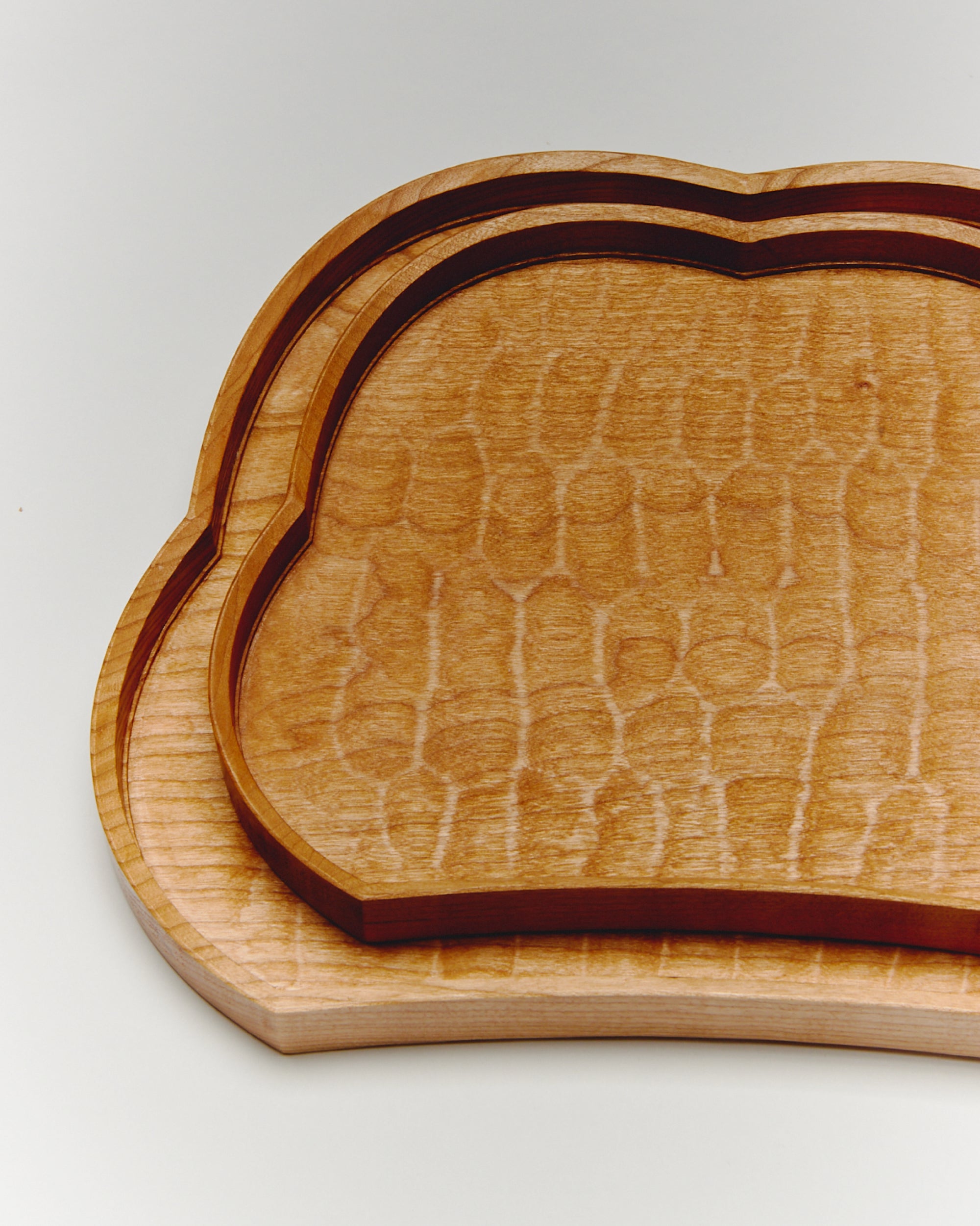 Hand Carved Cloud Tea Tray